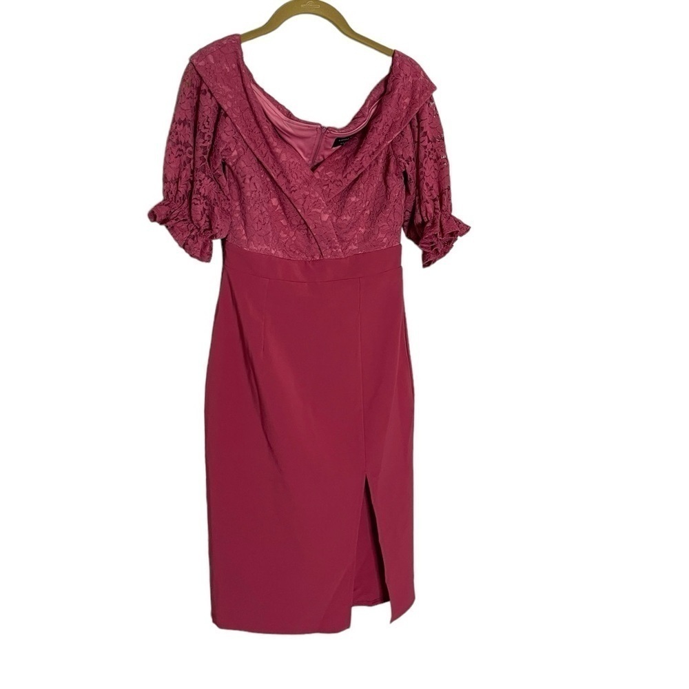 ASOS Little Mistress Lace Midi Dress Formal 4